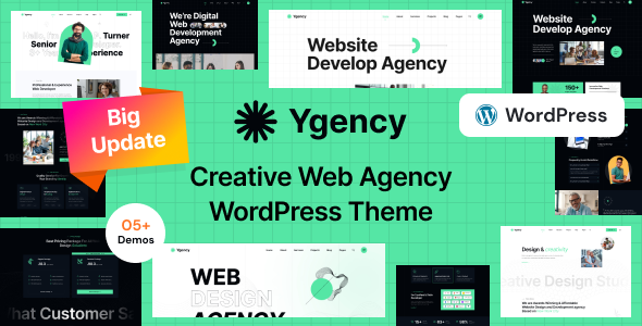 Ygency - Web Design Agency Elementor WordPress Theme Logo