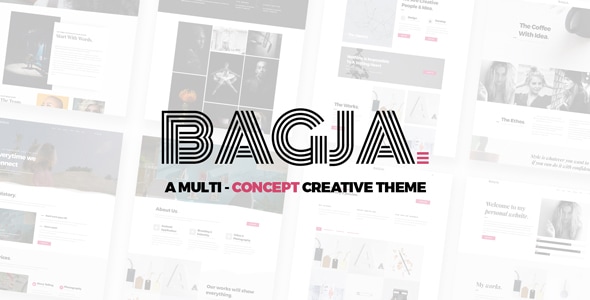 Bagja - Responsive Multi Concept & One Page Portfolio Theme Logo