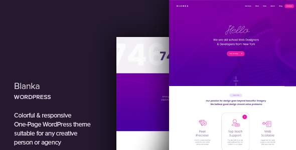 Blanka - One Page WordPress Theme Logo